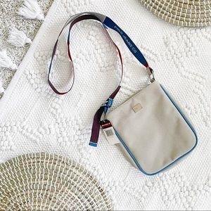 Ralph Lauren Polo Jeans Co. Tan Canvas Crossbody Purse